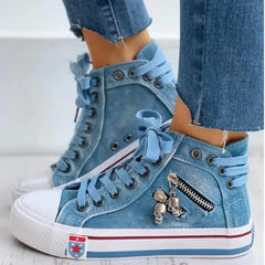 【35-43】Wysokie płócienne buty